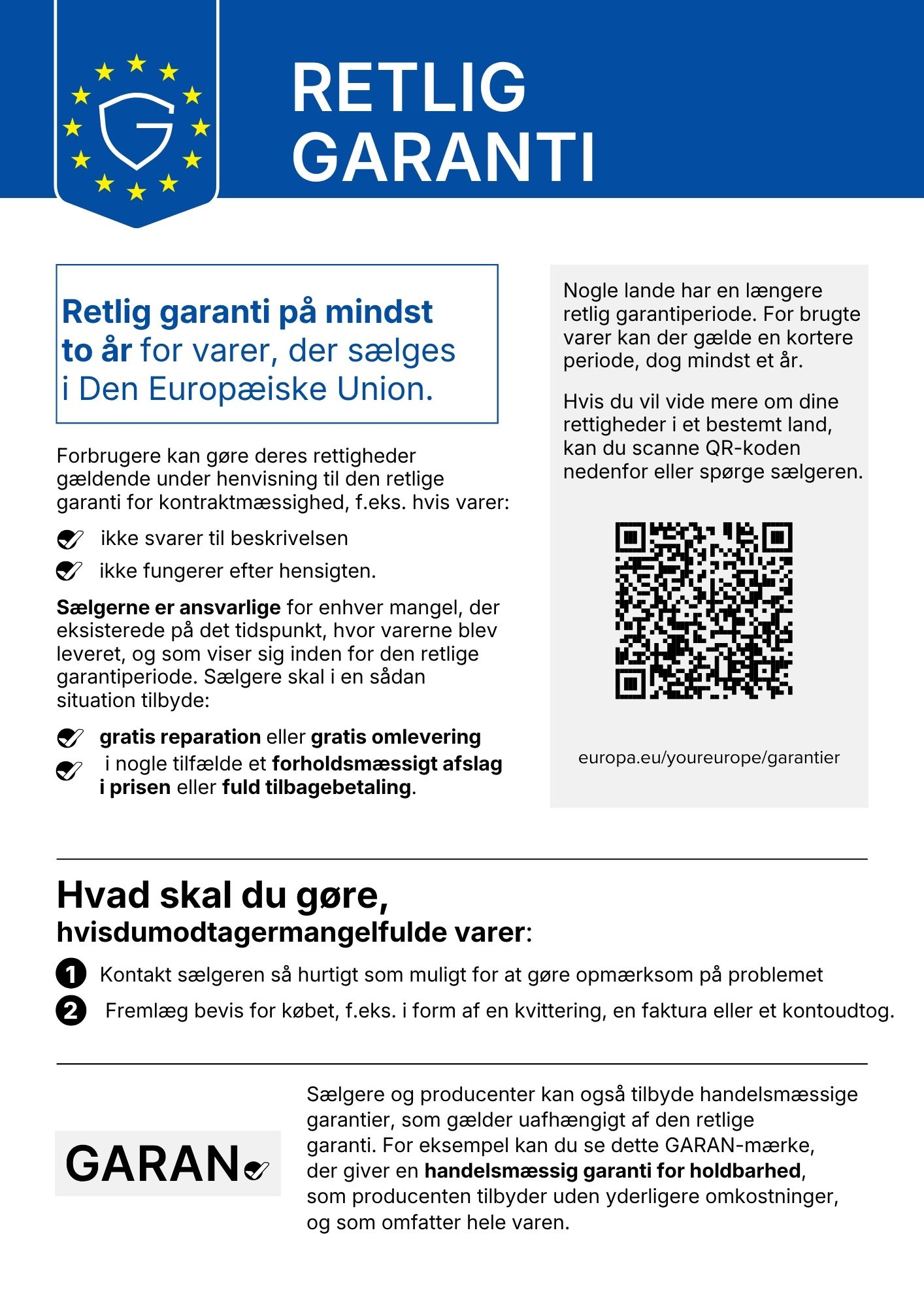 EU Reklamationsret