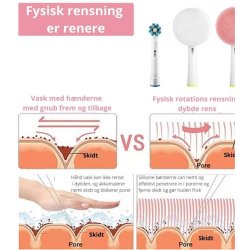 Ansigtsbrste til Oral-B el-tandbrste