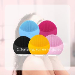 Vibrerende silicone ansigtsbrste