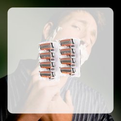 Startpakke: Hndtag og 2 barberblade - Abonnement Herefter 8 blade til kr. 188,- pr. lev.