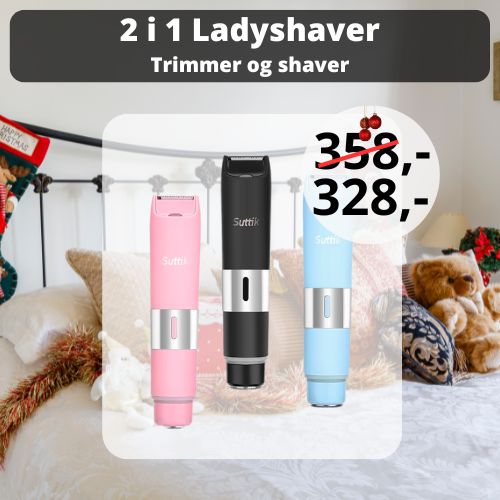 2 i 1 ladyshaver