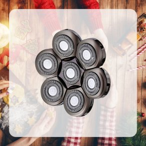 Scherkopf mit 7 Doppelklingen (Ersatzkopf)