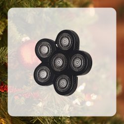 5 i 1 Shaverhoved (Sort) (Erstatningshoved)