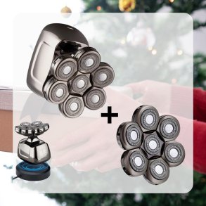 Pakketilbud - Head Shaver 6 i 1 - 7D + 1 ekstra shaverhoved