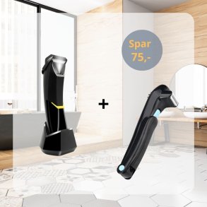 Pakketilbud - Intim trimmer og elektrisk rygshaver