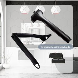 Rygshaver - 1 knivblad + 2 ekstra knivblade
