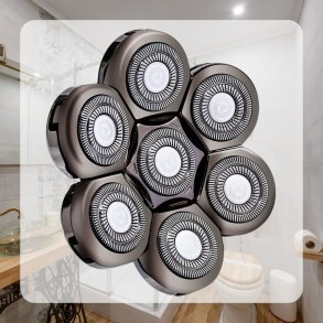 Scherkopf mit 7 Doppelklingen (Ersatzkopf)