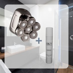 Pakketilbud  - Head Shaver 6 i 1 - 7D + Scalp Lotion