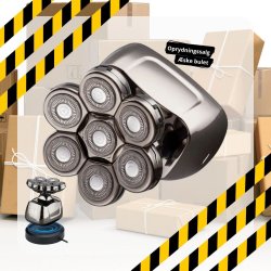 Head Shaver 6 i 1 - 7D - 2. sortering - �ske bulet