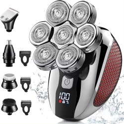 Pakketilbud - Head Shaver 5 i 1 - 7D + 1 ekstra shaverhoved