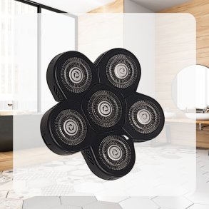 5 i 1 Shaverhoved (Sort) (Erstatningshoved)