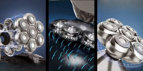 Magnetisk shaverhoved