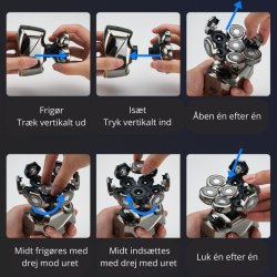  6 in 1 Kopfrasierer - 7D