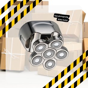 6 i 1 Hoved Shaver - 2. sortering - �ske bulet