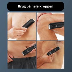 Intim trimmer med lys og LCD T-8118