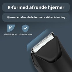 Intim trimmer med lys og LCD T-8118