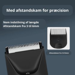 Intim trimmer med lys og LCD T-8118