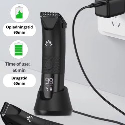 Intim trimmer med lys og LCD T-8118