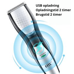 HTC Wasserdichter Haar- und Bartschneider AT-729B