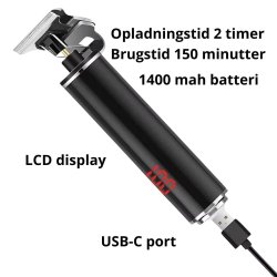 Zero Cut Trimmer med LCD display